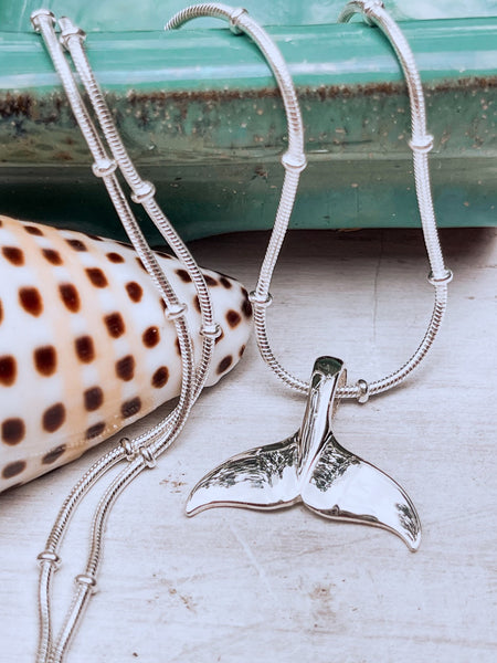 Mermaid Necklace - Whale Tail